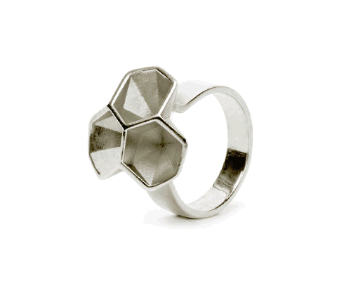 faceted blossom jewelry collection - an abstract floral approach
