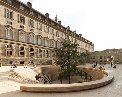 COBE plans new danish parliament with underground amphitheater in copenhagen