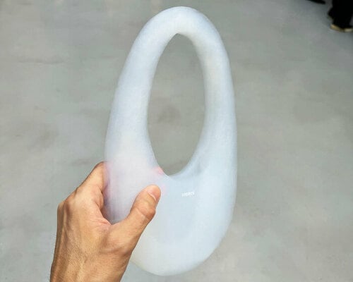 coperni reveals new swipe bag made of 99% air using NASA’s silica aerogel
