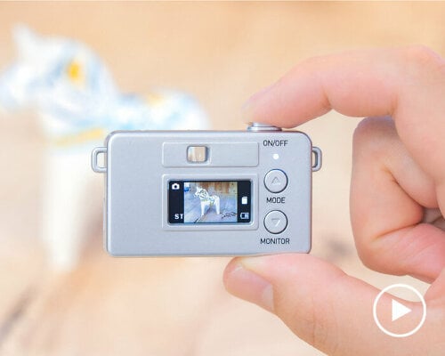 functional miniature digital camera can produce pictures like watercolor paintings