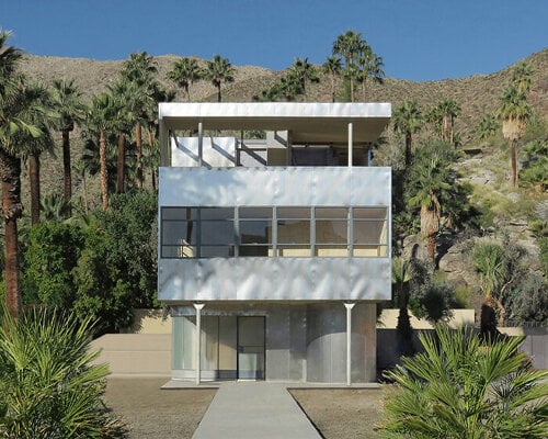 first look at palm springs' completed aluminaire house™ prototype, shot by paul clemence