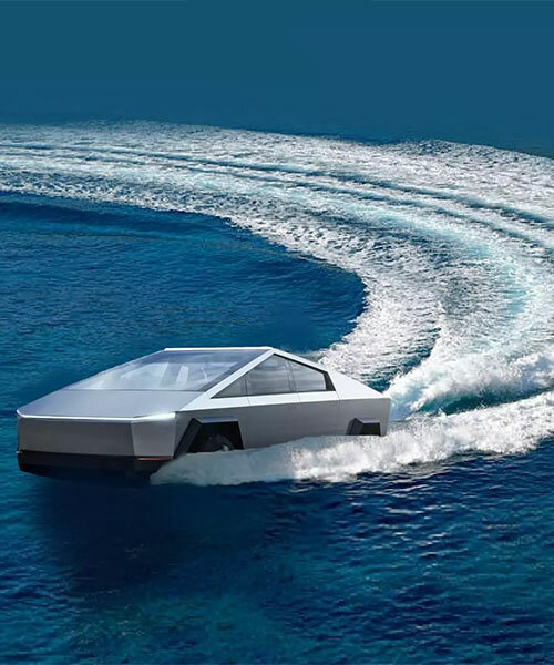 tesla's cybertruck to transform into functional boat, according to elon musk